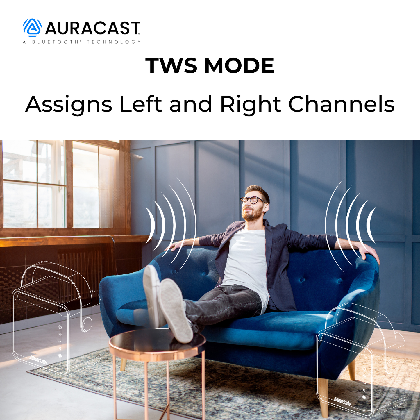 Overture™Auracast™無線音箱