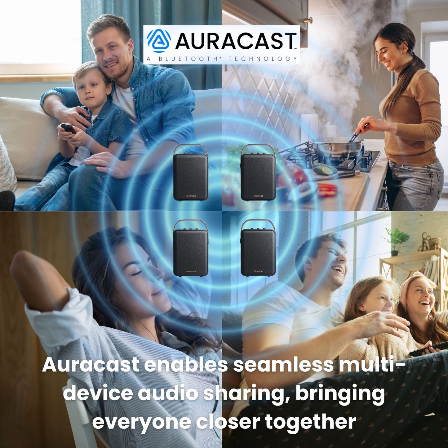 The Show™Auracast™無線音箱 (專案搭贈MoerLink Auracast 發射器1組)