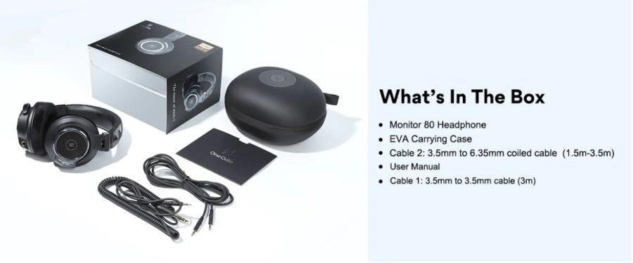 OneOdio Monitor 80 開放式專業音樂監聽耳機