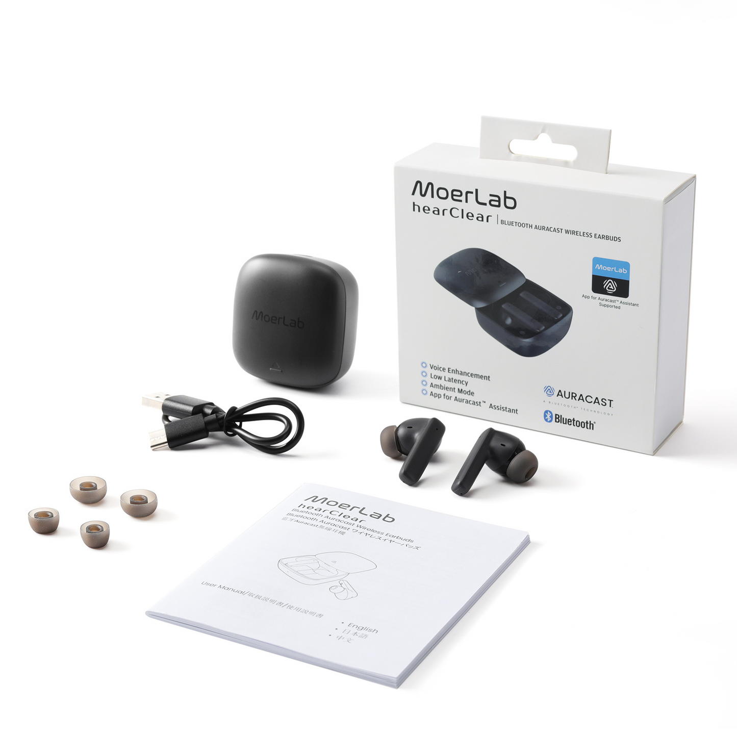 hearClear™Auracast™無線耳機
